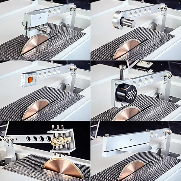 CL50R-E 金相切割機-擺臂切割 多樣化夾治具應用